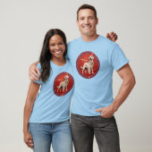 3000 Sterke Rode Cirkel T-shirt (Unisex)