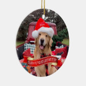 3000strong 2020 keramische ronde Ornament (Rechts)