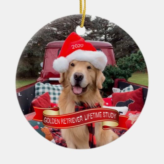 3000strong 2020 keramische ronde Ornament (Voorkant)