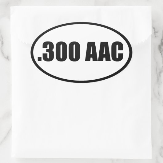 .300 AAC OVALE STICKER (Tas)