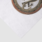 [300] Black and Gold Sacred Eastern Dragon Tissuepapier (Detail)