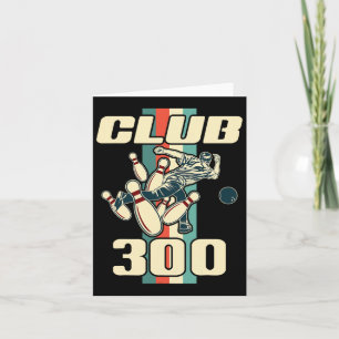 300 Bowling Shirt Retro Club 300 Bowling Kaart