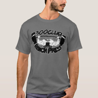 300 Club Bench Press Man Dark T-Shirt