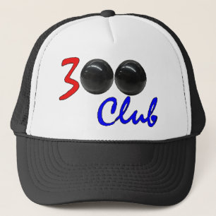 300 Club - Perfect Bowling Game Gift Trucker Pet
