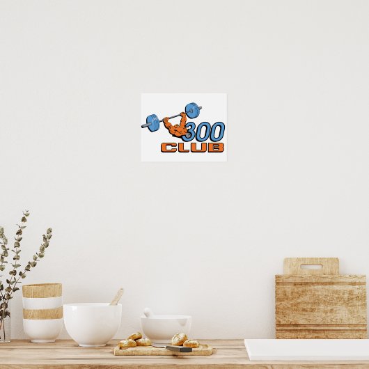 300 Club Weightlift Poster (Keuken)