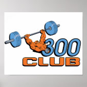 300 Club Weightlift Poster (Voorkant)
