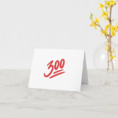 300 Emoji | Perfecte gamescore voor Bowling Kaart (Gele Bloem)