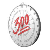 300 Emoji | Perfecte Score Bowling-gamesport Dartbord (Voorkant Rechts)