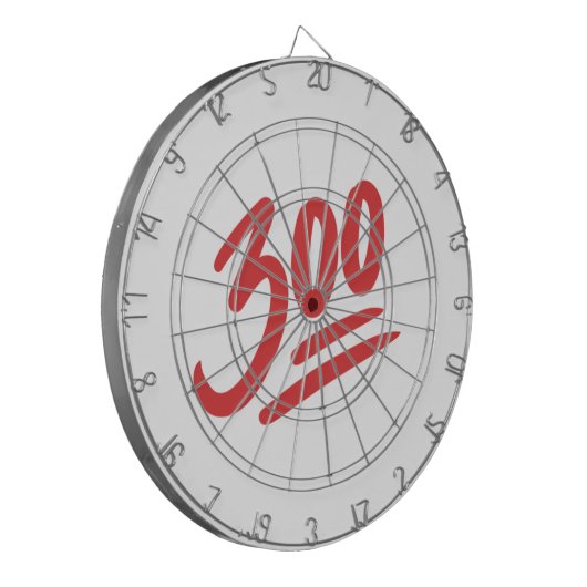 300 Emoji | Perfecte Score Bowling-gamesport Dartbord (Voorkant Links)