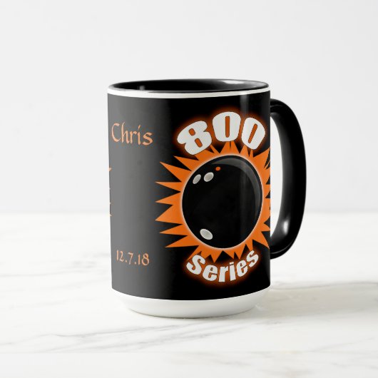 300-game & 800-reeks - Bowler Honor Mok (Voorkant rechts)