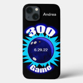300 Game Blues, bowlingbal grafisch, telefoontas Case-Mate iPhone Case (Achterkant)