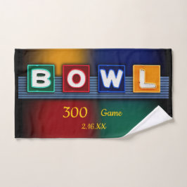300 Game, of high game van jouw keuze, Bowling Handdoek