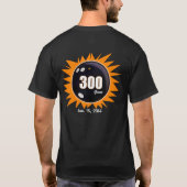 300 Game Oranje en zwart T-shirt (Achterkant)
