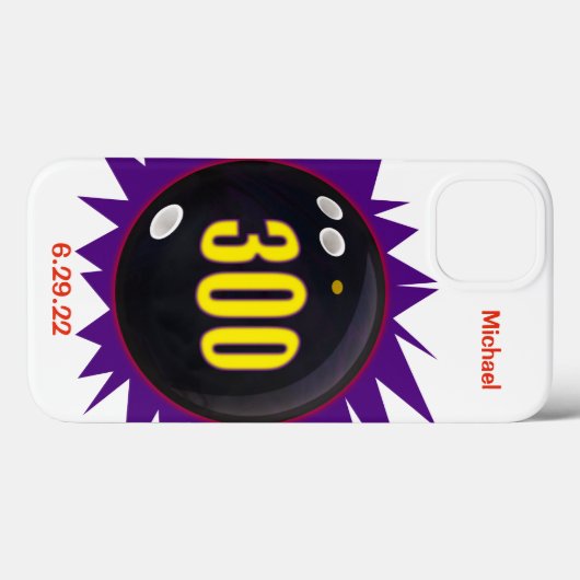 300 Game Paars Black en Red Phone Case (Achterkant (horizontaal))