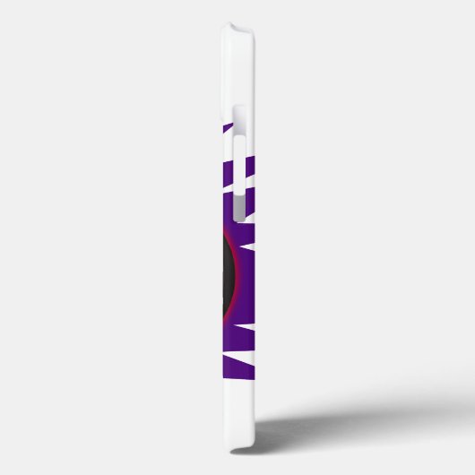 300 Game Paars Black en Red Phone Case (Achterkant / Links)