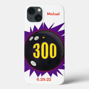300 Game Paarse Zwart en Rood Phone Hoesje