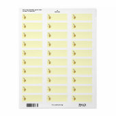 300 GEEL BANANE VRUCHTENGEZONDHEIDSVOEDING ETIKET (Full Sheet)