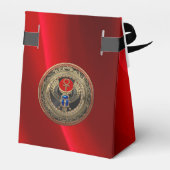 [300] Heilig goud Egyptisch scharretje met Ankh Bedankdoosjes (Achterkant)