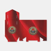 [300] Heilig goud Egyptisch scharretje met Ankh Bedankdoosjes (Uitgevouwen)