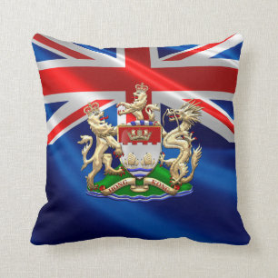 [300] Historische Hong Kong 1959-1997 Wapenbekledi Kussen