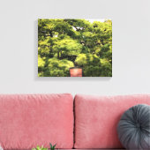 300 jaar oude dennenbomen canvas afdruk (Insitu (Woonkamer))