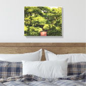 300 jaar oude dennenbomen canvas afdruk (Insitu (Slaapkamer))