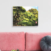 300 jaar oude dennenbomen canvas afdruk (Insitu (Woonkamer))