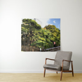 300 jaar oude dennenbomen wandkleed