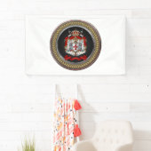 [300] Knachten Templar Coat of Arms Spandoek (Insitu)