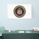 [300] Knachten Templar Coat of Arms Spandoek (Beurs)