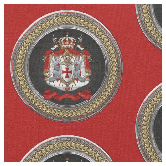 [300] Knachten Templar Coat of Arms Stof (Close Up)