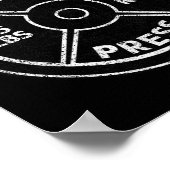 300 Lbs Pound Bench Press Club Gym Weightlifting P Poster (Hoek)