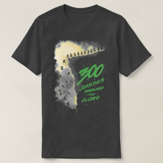 300 lemmingen t-shirt (Design voorkant)
