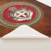 [300] Orde van Malta - Mom-wapenschild Sherpa Deken (3/4)