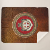 [300] Orde van Malta - Mom-wapenschild Sherpa Deken (Voorkant (horizontaal))