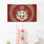[300] Orde van Malta - Mom-wapenschild Spandoek (Insitu)