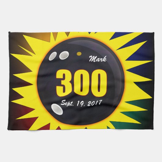 300 Perfect Game Custom Towel Theedoek (Horizontaal)