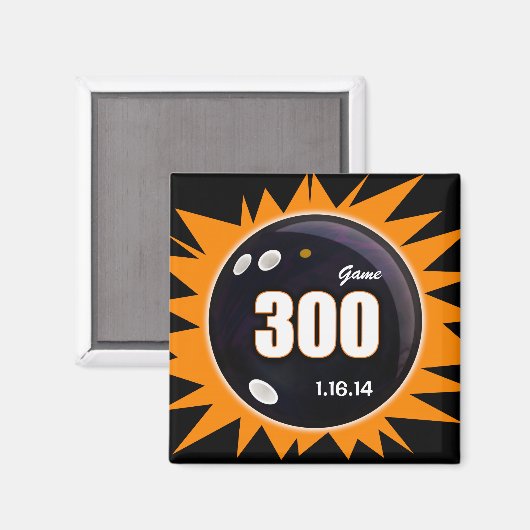 300 Perfecte gamecomover, Oranje en zwart Magneet (Voorkant / Achterkant)