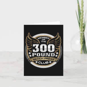300 pond bankpersclub voor Powerlifter Weightl Kaart