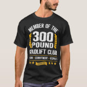 300 pond sterling club sterke Mannen T-shirt (Voorkant)