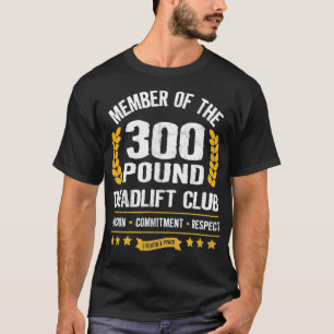 300 pond sterling club sterke Mannen T-shirt