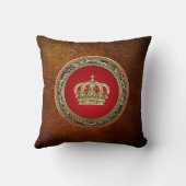 [300] Princess King-Queen Crown [Belg.Gold] Kussen (Achterkant)