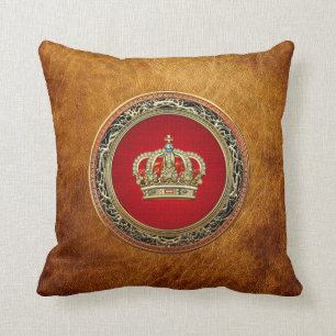 [300] Princess King-Queen Crown [Belg.Gold] Kussen