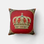 [300] Princess King-Queen Crown [Belg.Gold] Kussen (Achterkant)