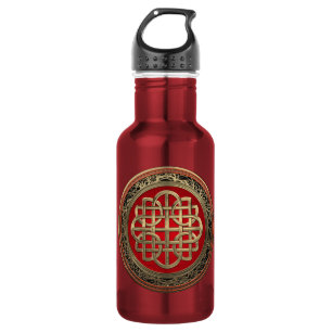 [300] Sacred Celtic Gold Knot Cross Waterfles