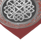 [300] Sacred Celtic Silver Knot Cross Korte Tafelloper (Hoek)