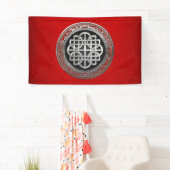 [300] Sacred Celtic Silver Knot Cross Spandoek (Insitu)