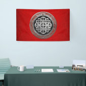 [300] Sacred Celtic Silver Knot Cross Spandoek (Beurs)