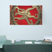 [300] Sacred Gold Octopus in Defensief Posture Spandoek (Beurs)