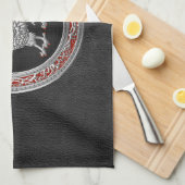 [300] Sacred Silver Griffin Theedoek (Quarter Fold)